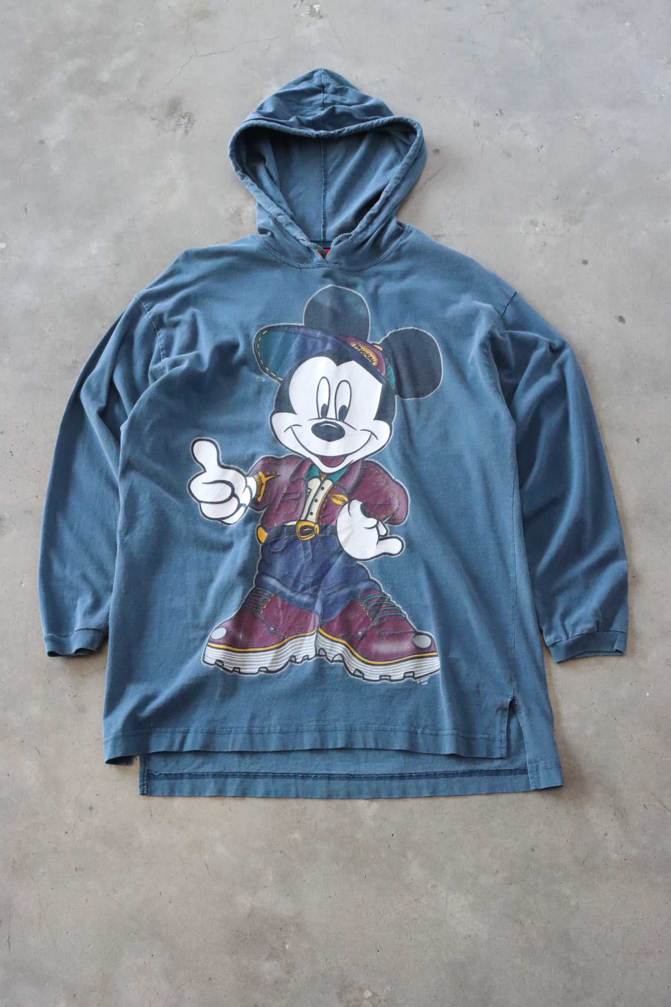 Vintage Mickey Mouse Hoodie Large