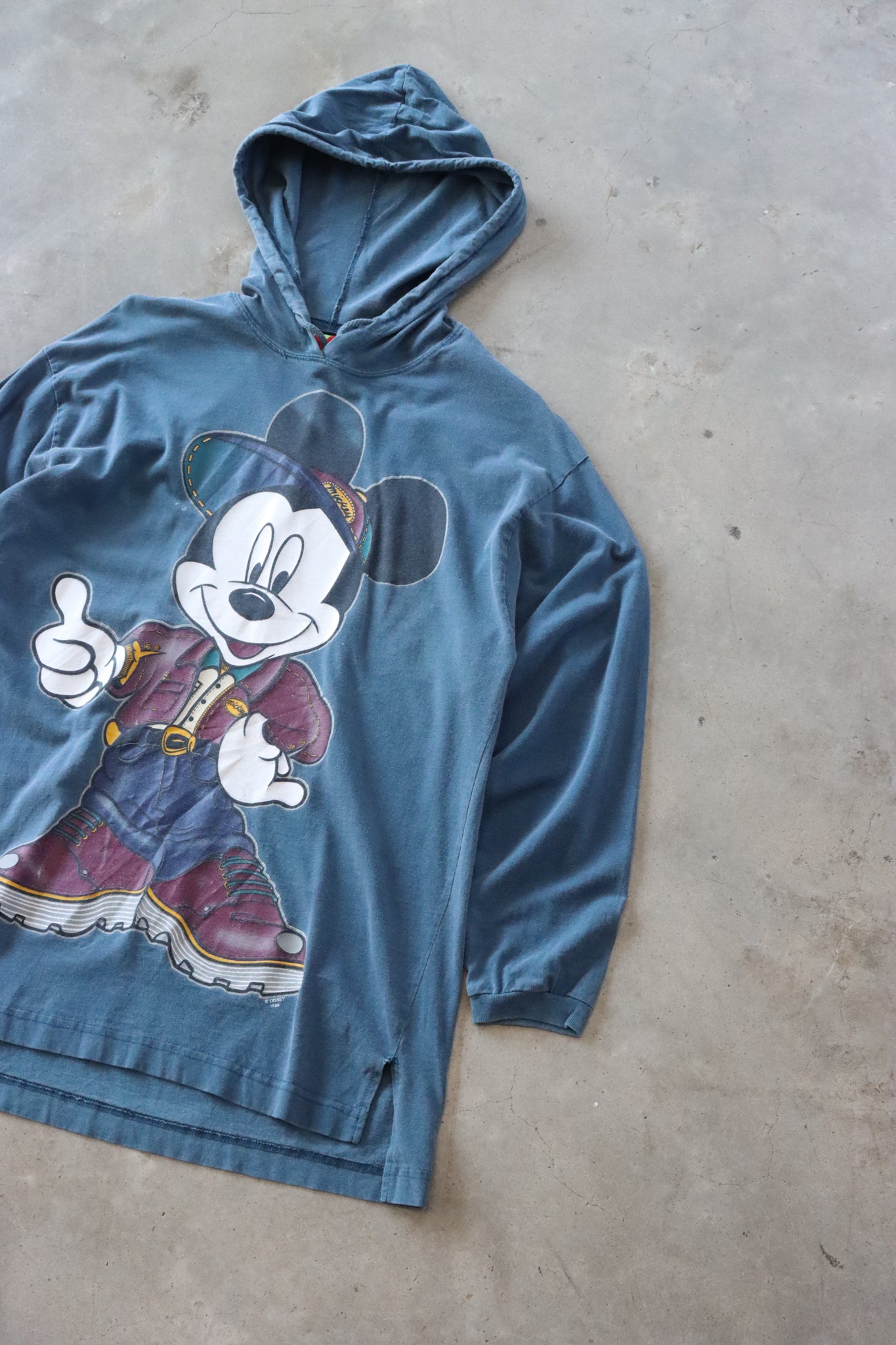 Vintage Mickey Mouse Hoodie Large