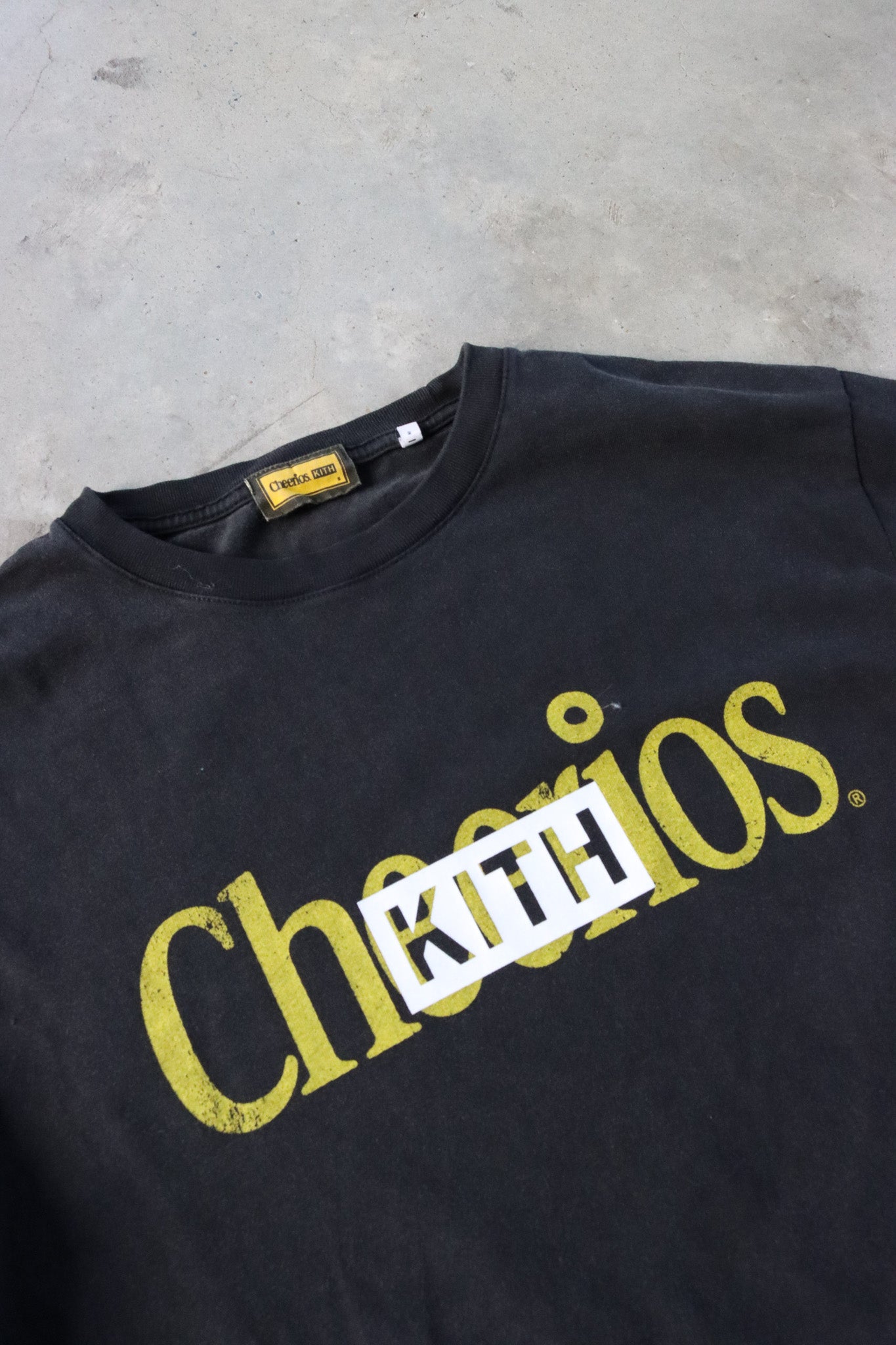 Kith Cheerios Box Logo Longsleeve Tee Black