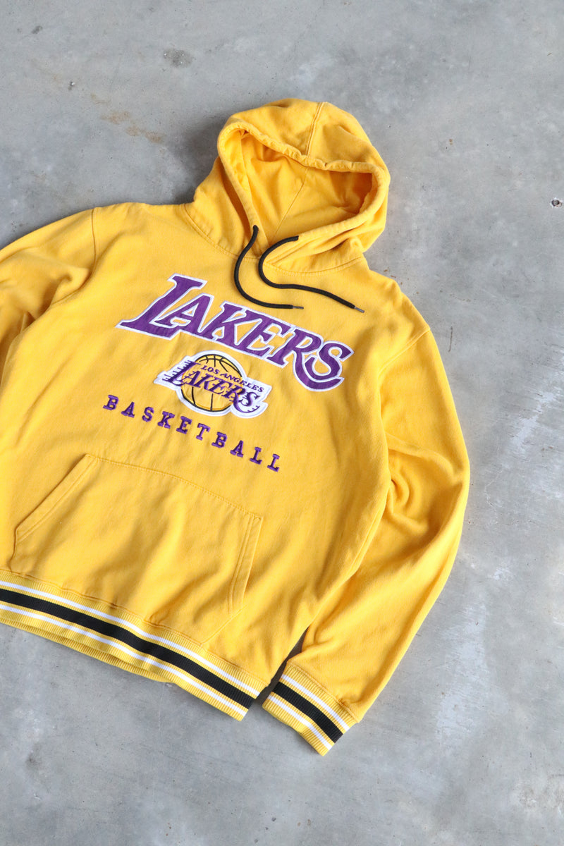 lakers embroidered hoodie
