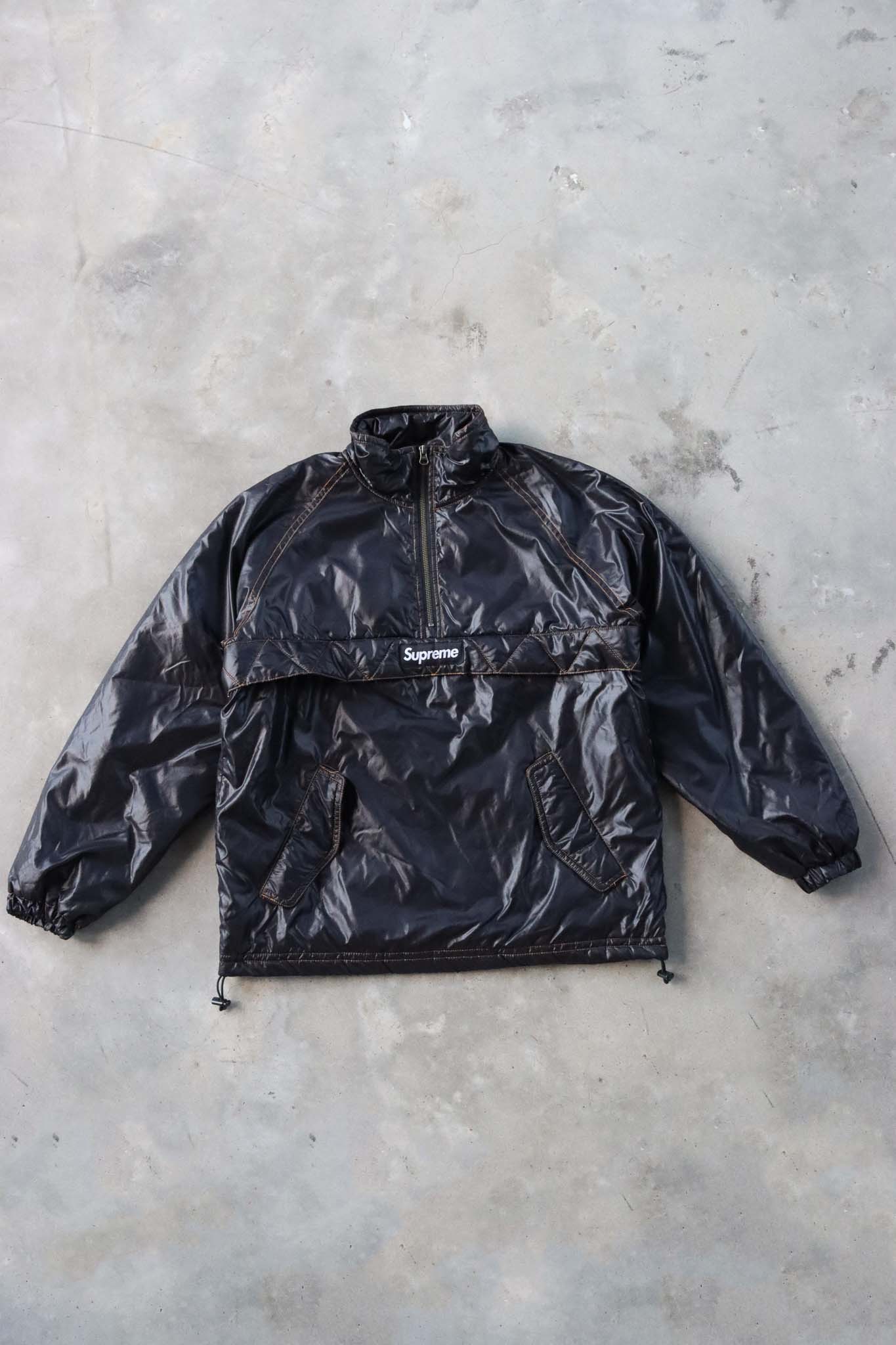 Supreme Nylon Windbreaker Jacket Black