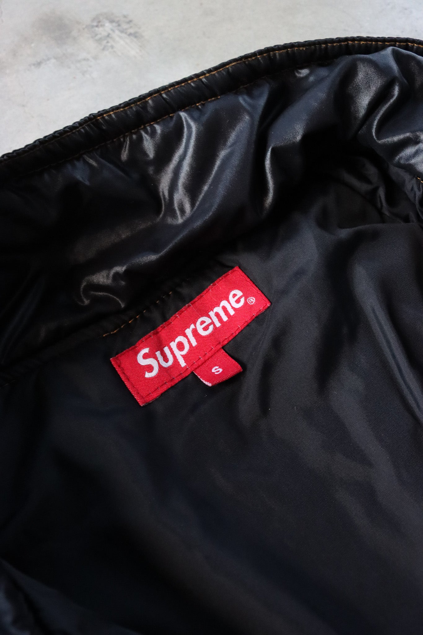 Supreme Nylon Windbreaker Jacket Black