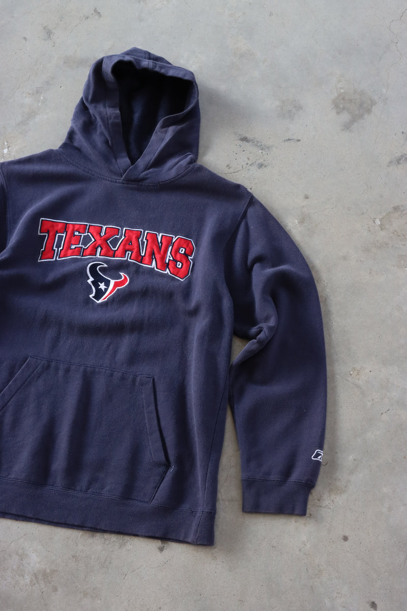 Vintage Texans Spellout Hoodie Small
