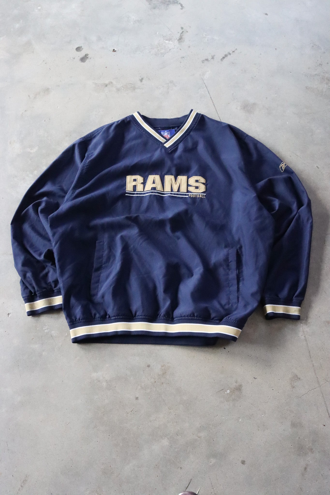 Vintage Rams Pull Over Jacket XL