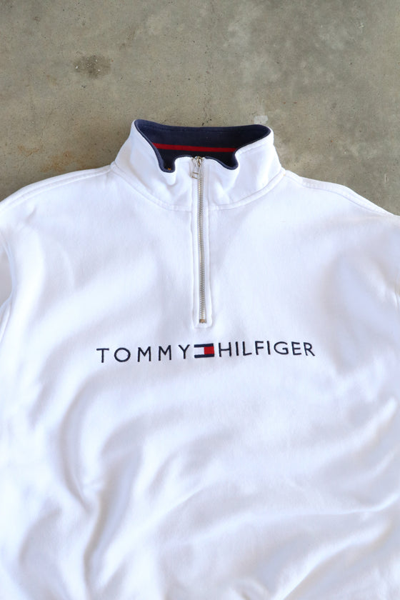 Vintage Tommy Hilfiger 1/4 Zip Sweater Small