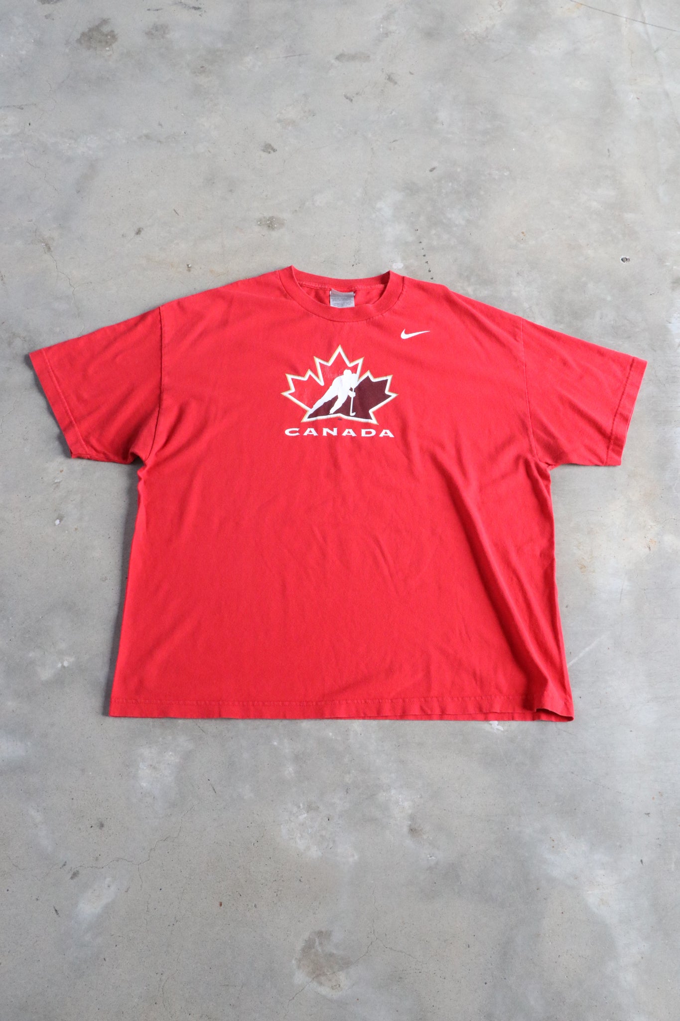 Vintage Nike Canada Hockey Tee XXL