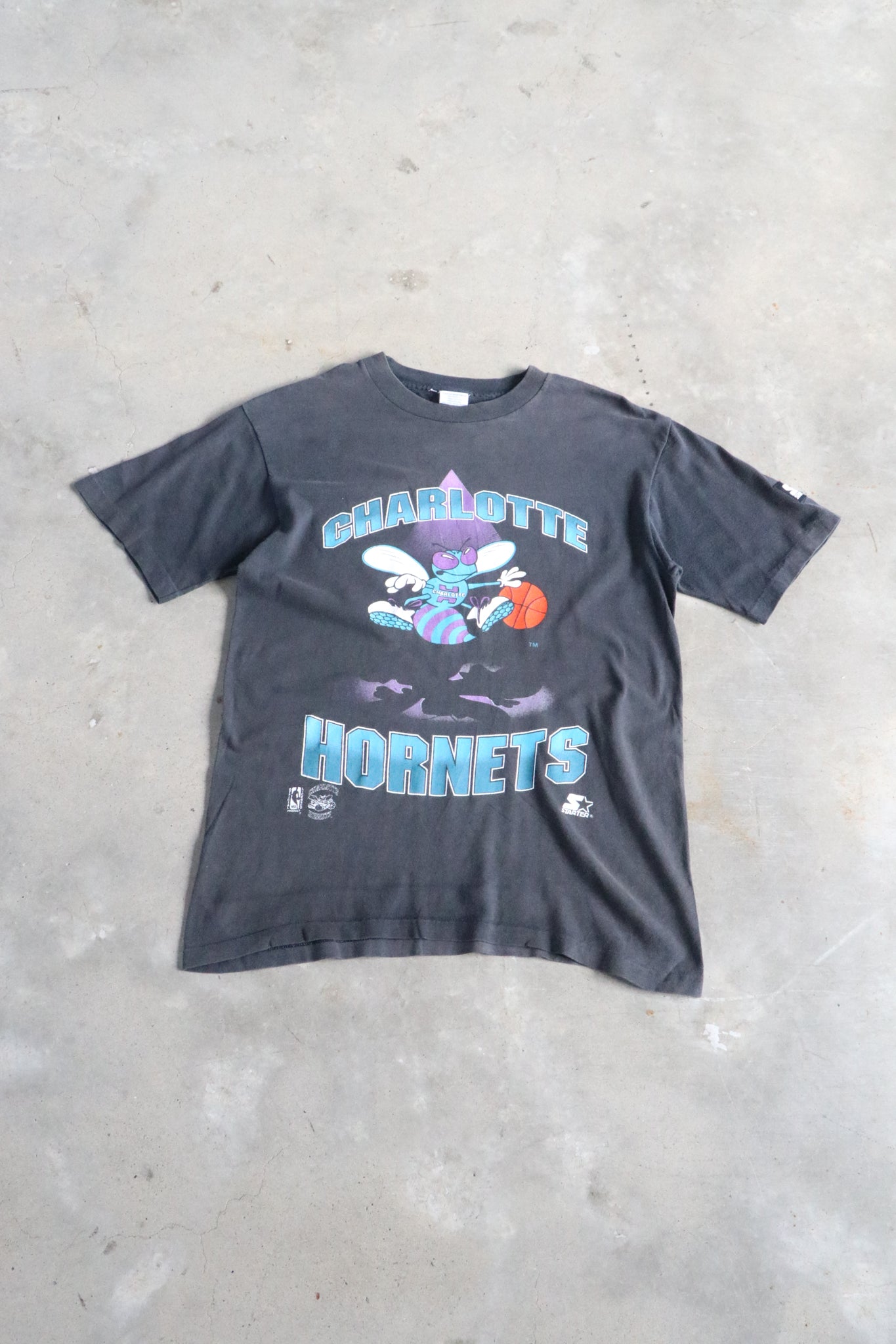 Vintage NBA Charlotte Hornets Tee Small