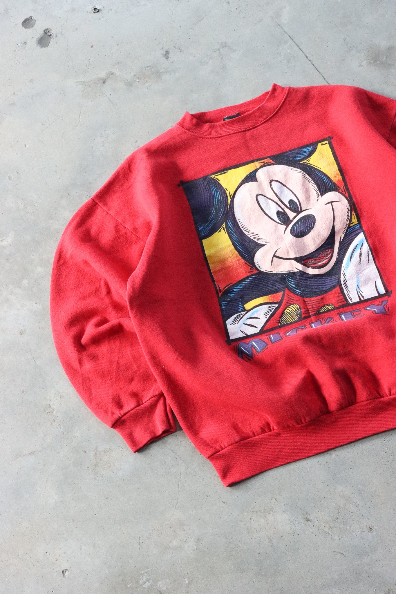 Vintage Mickey Mouse Sweater Large
