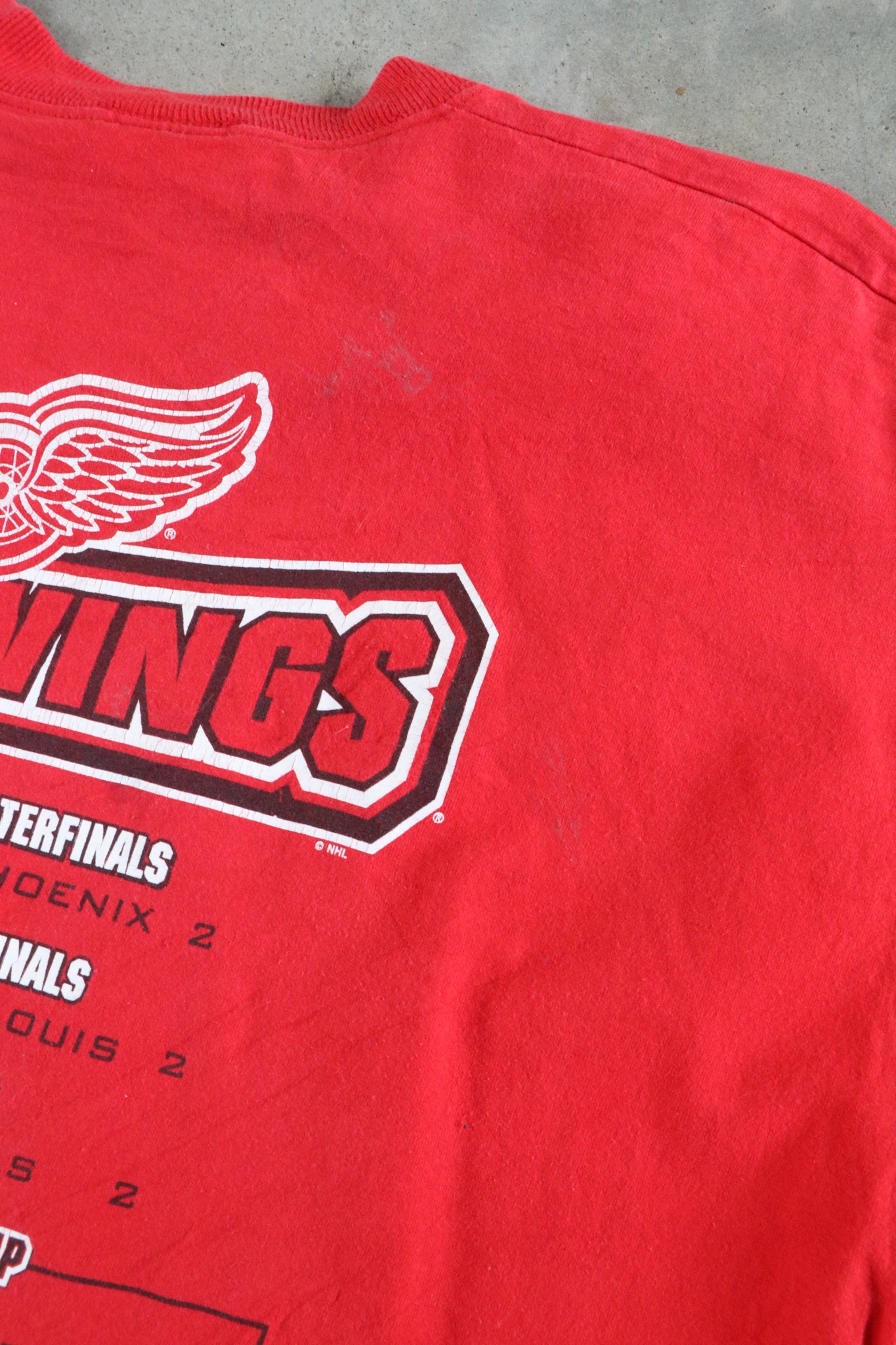 Vintage 1998 NHL Detroit Red Wings Champions Tee XL