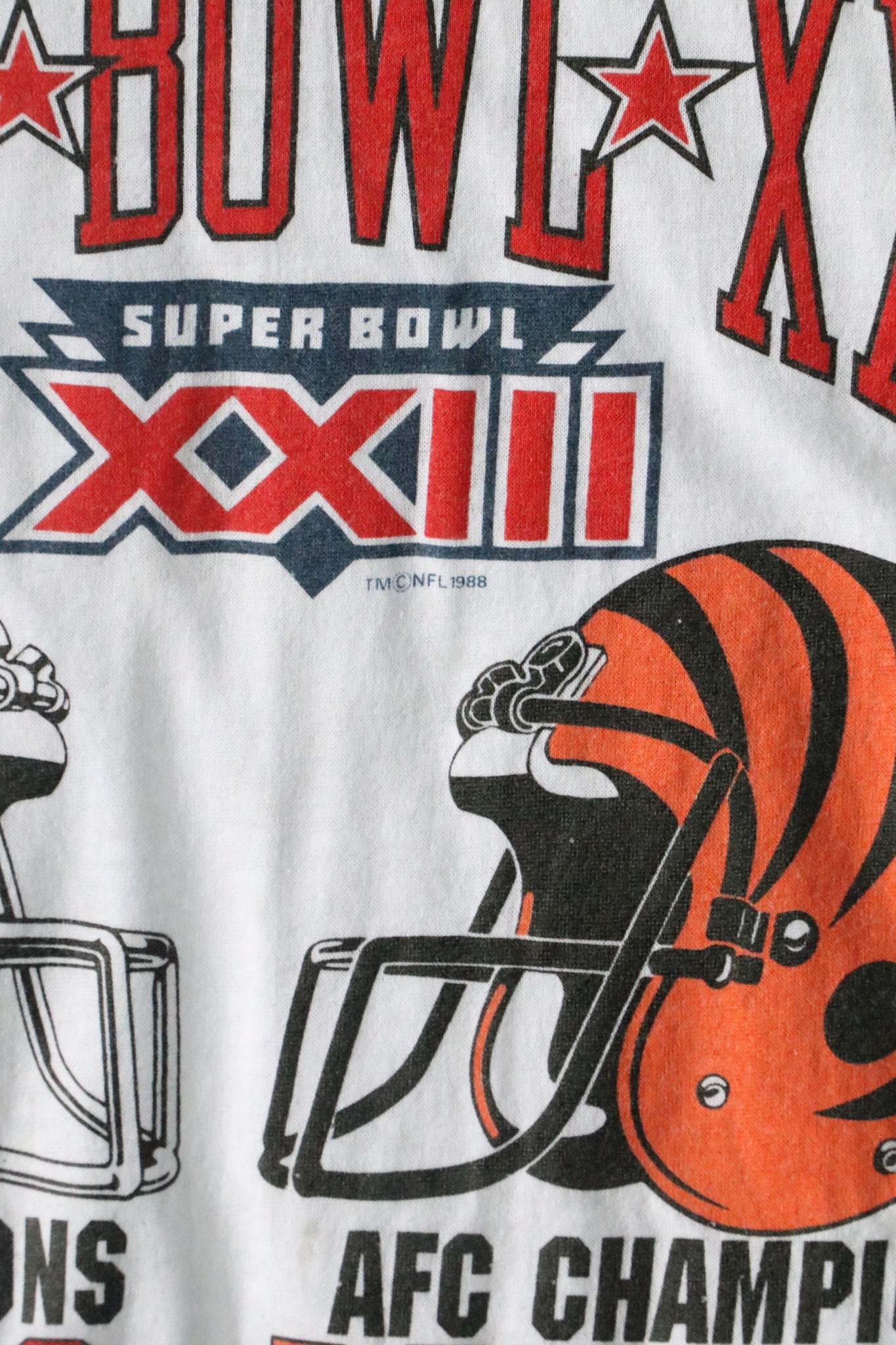 Vintage 1988 NFL Super Bowl Tee XL