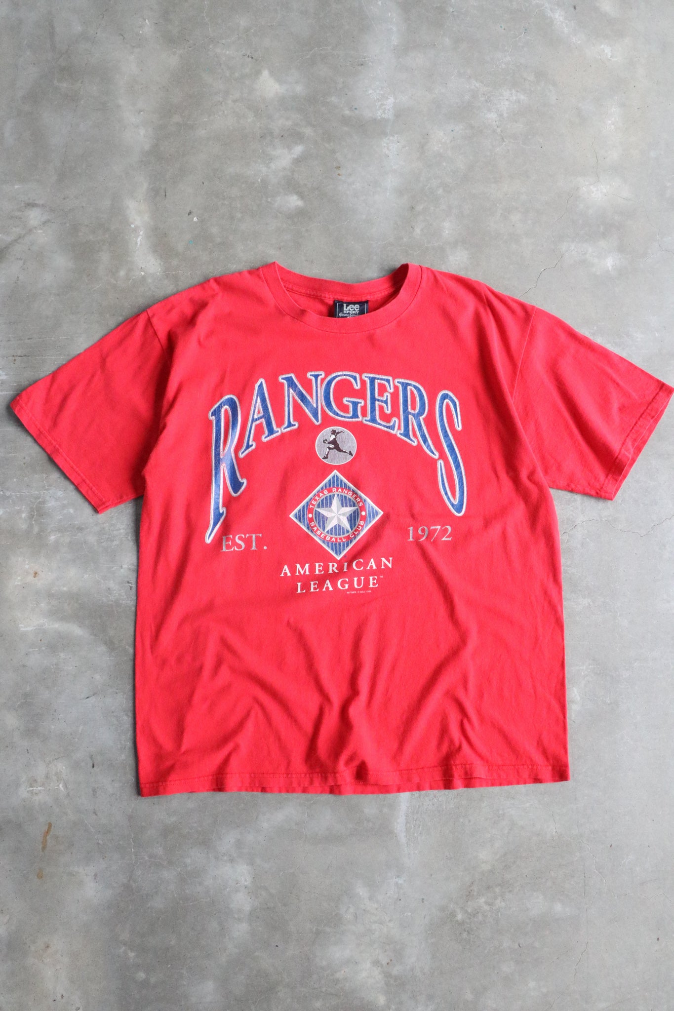 Vintage Rangers Spellout Tee XL