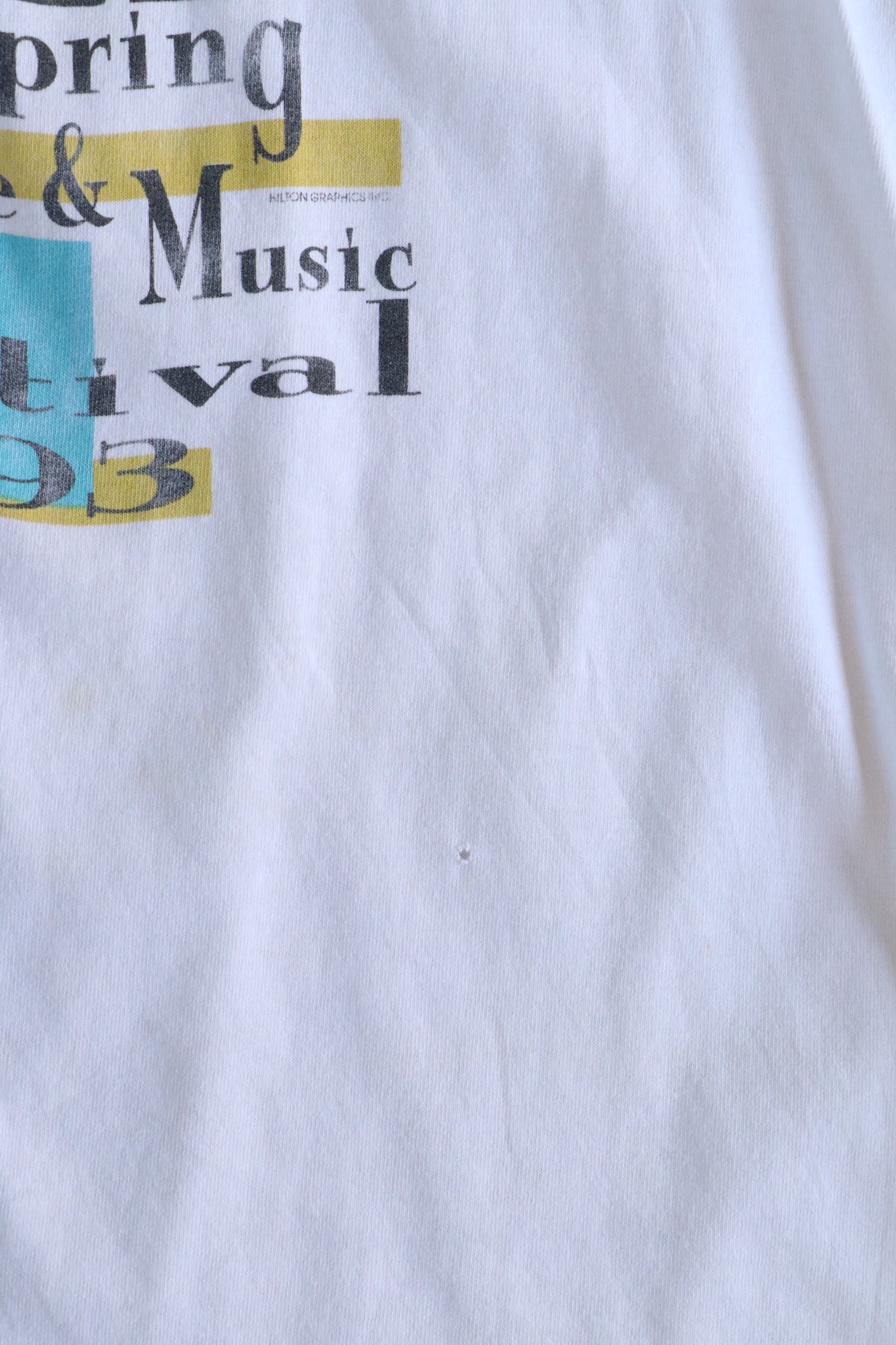 Vintage 1993 Seaside Wine & Music Festival Tee XL