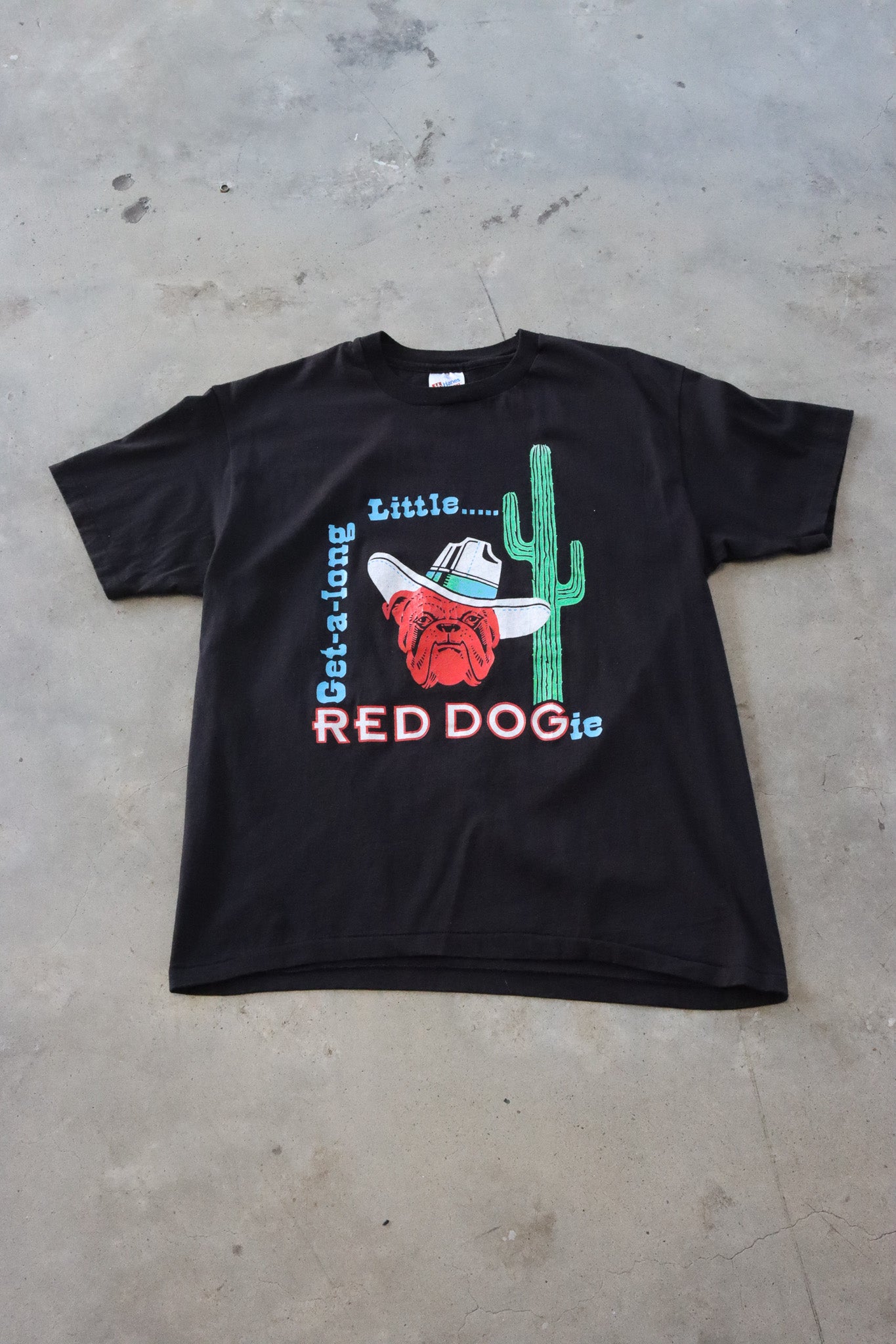 Vintage Red Dog Tee XL