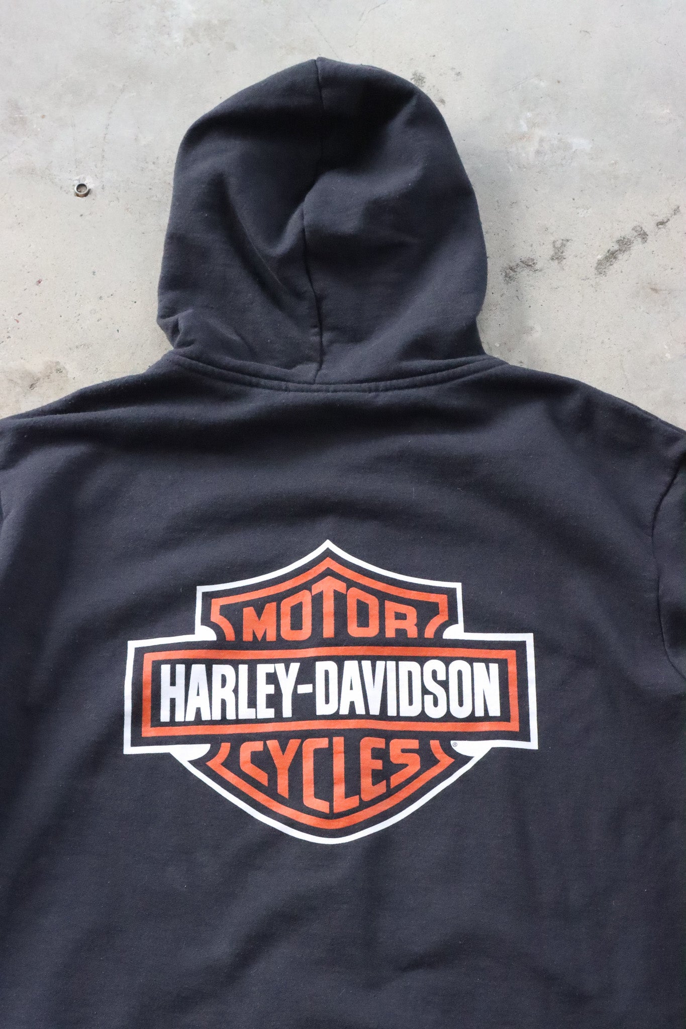 Vintage Harley Davidson Full Zip Hoodie XL