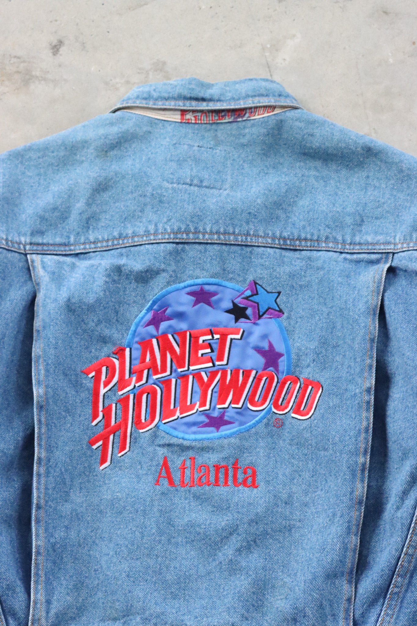Vintage Planet Hollywood Denim Jacket Medium