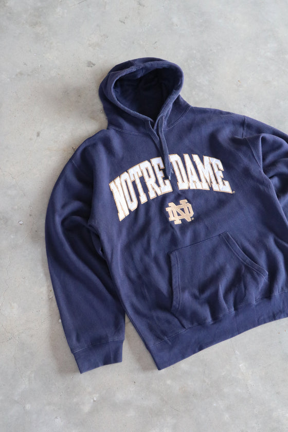 Vintage Notre Dame Hoodie Medium