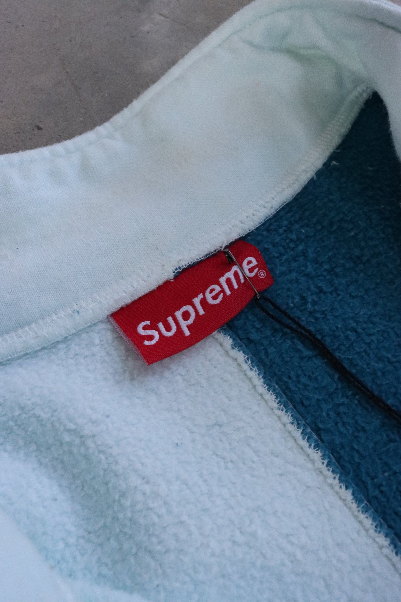 Supreme Patchwork Quarter Zip Sweatshirt