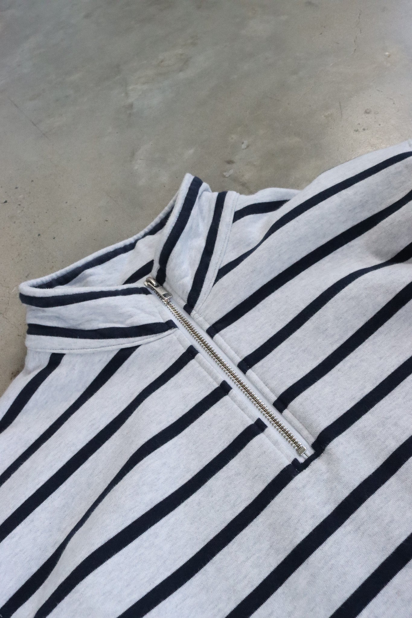 Supreme Striped Quarter Zip Sweatshirt