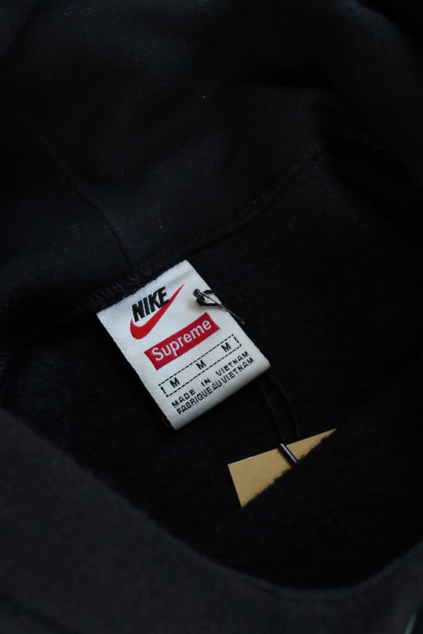 Supreme Nike Leather Logo Hoodie