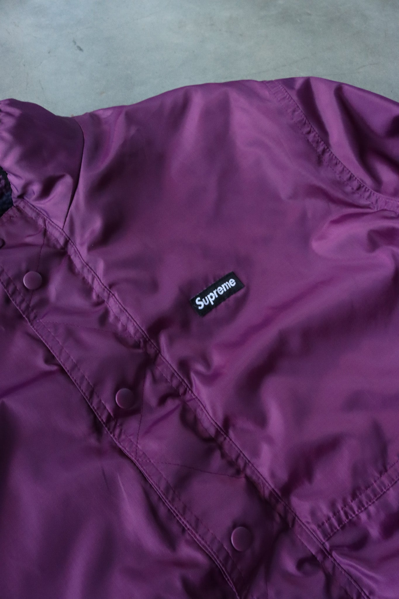 Supreme Reversible Colorblocked Patchwork Fleece Jacket