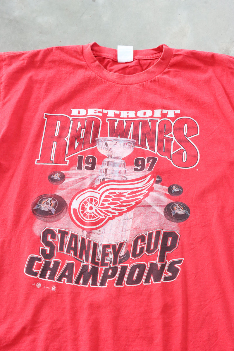 Vintage 1997 Detroit Red Wings Tee XL