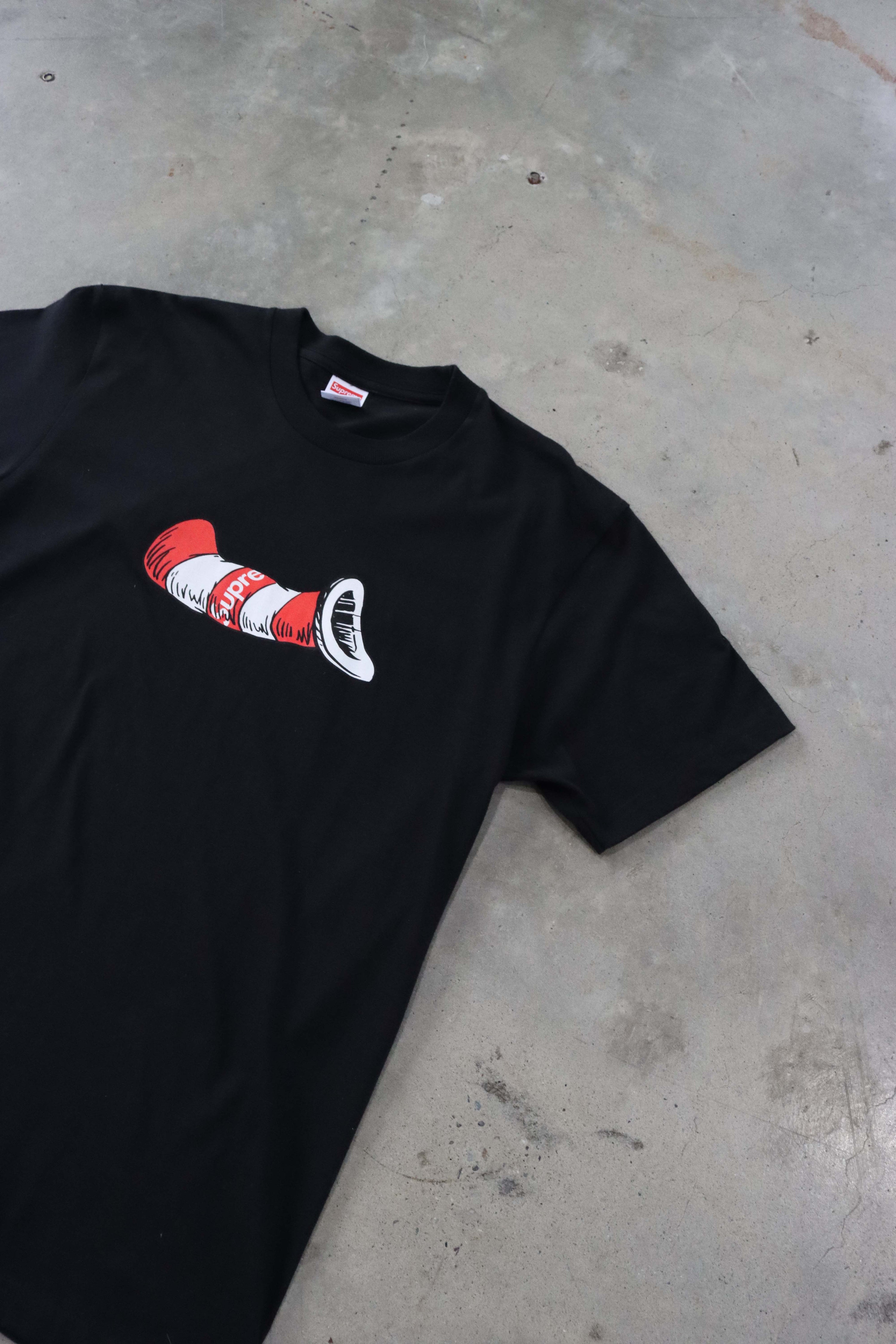Supreme Cat In The Hat Tee Black