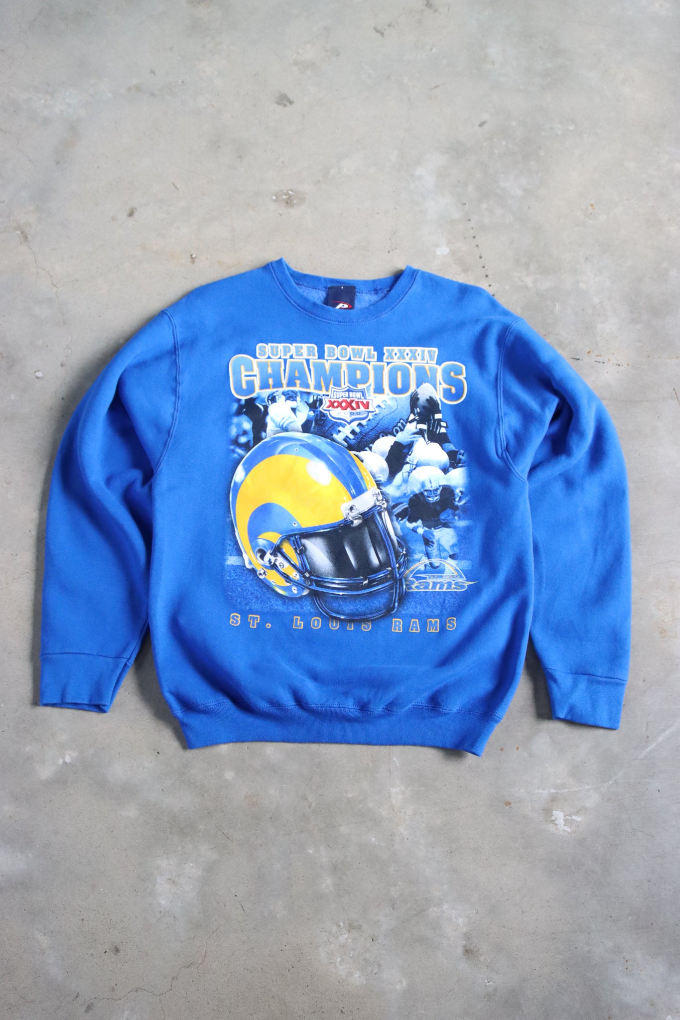 Vintage St Louis Rams Crewneck Sweater Medium