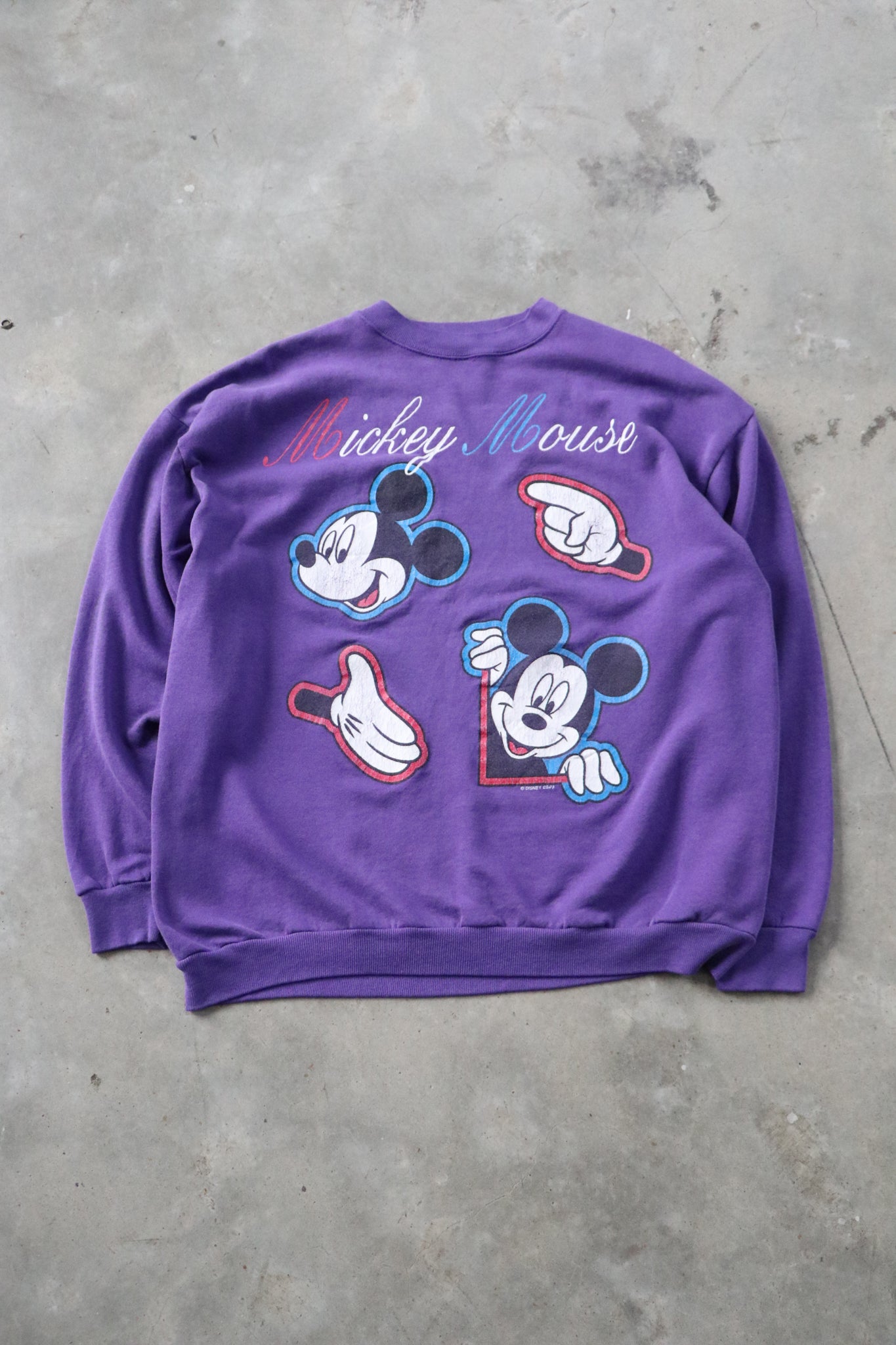 Vintage 90s Mickey Mouse Sweater Large