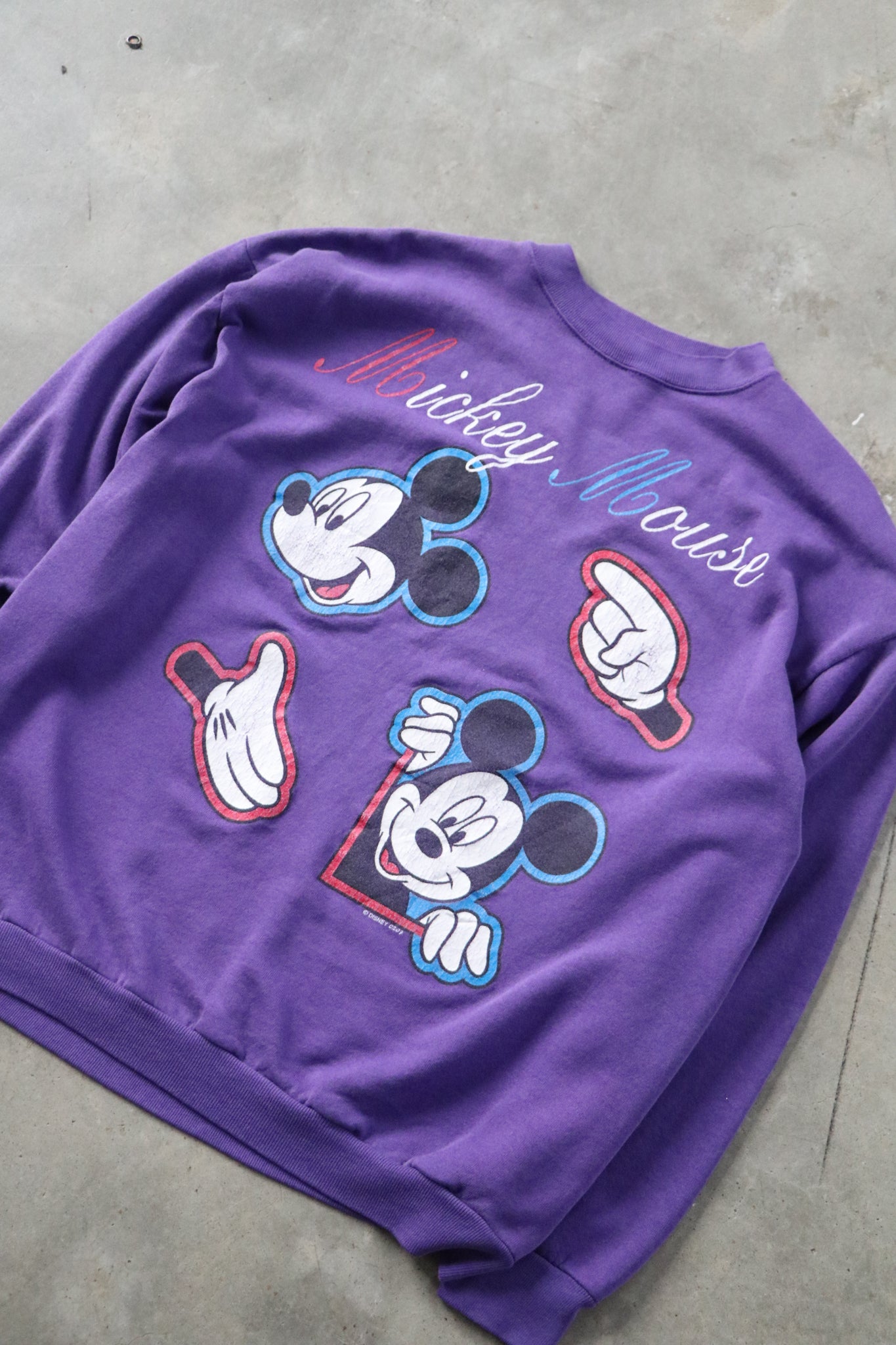 Vintage 90s Mickey Mouse Sweater Large