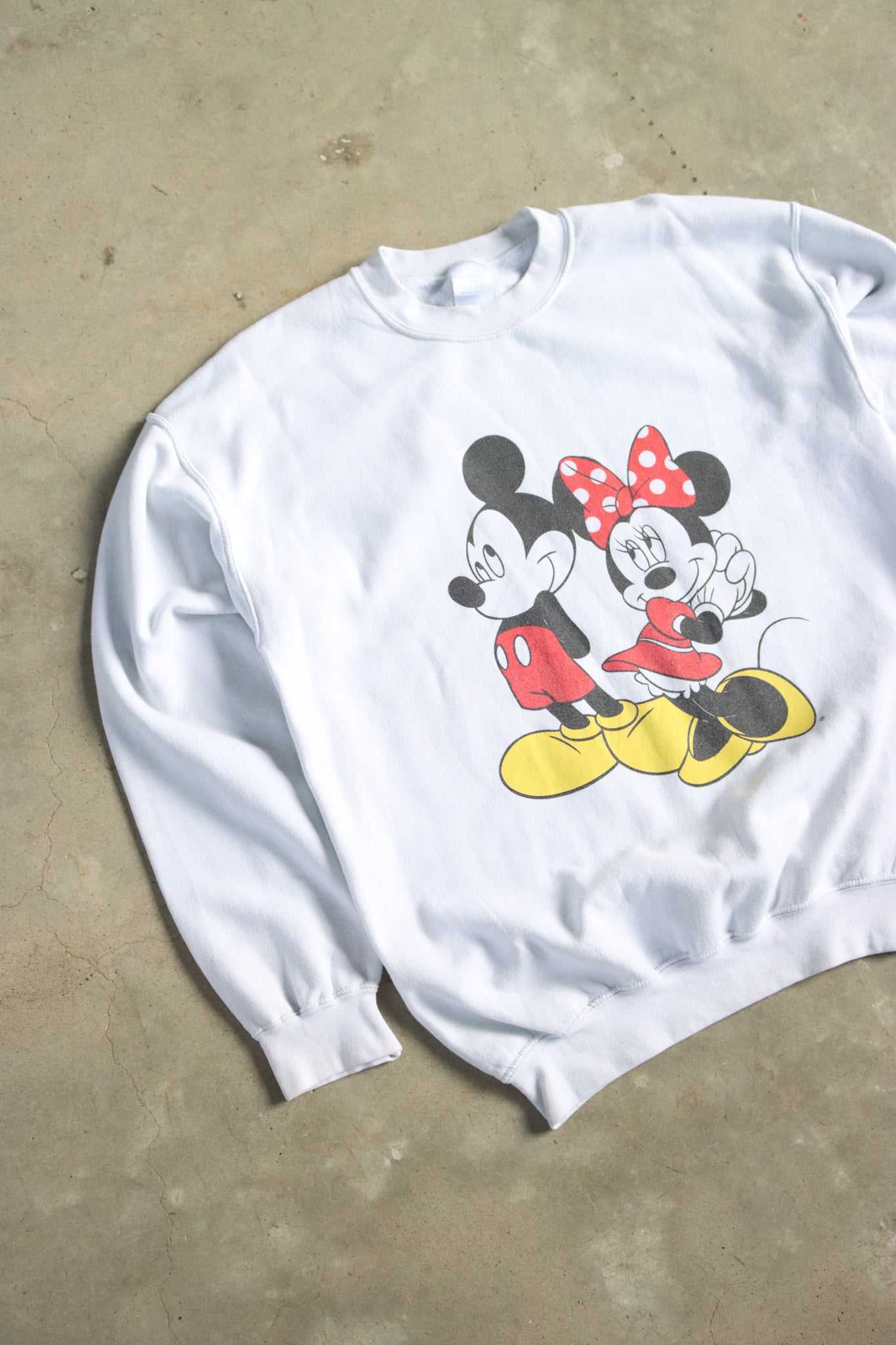 Vintage Mickey & Minnie Sweater Large