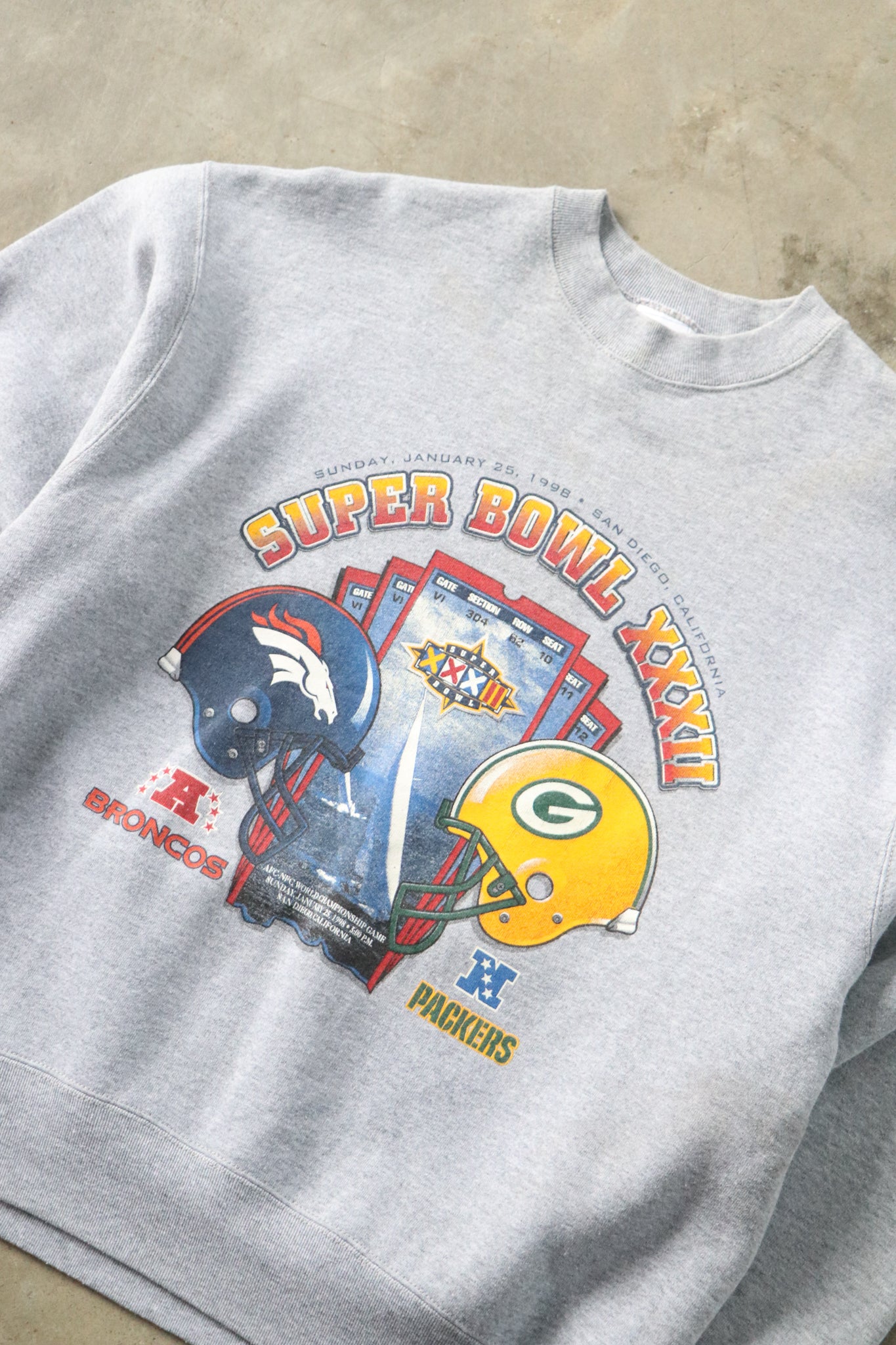 Vintage 1998 Superbowl NFL Sweater XL