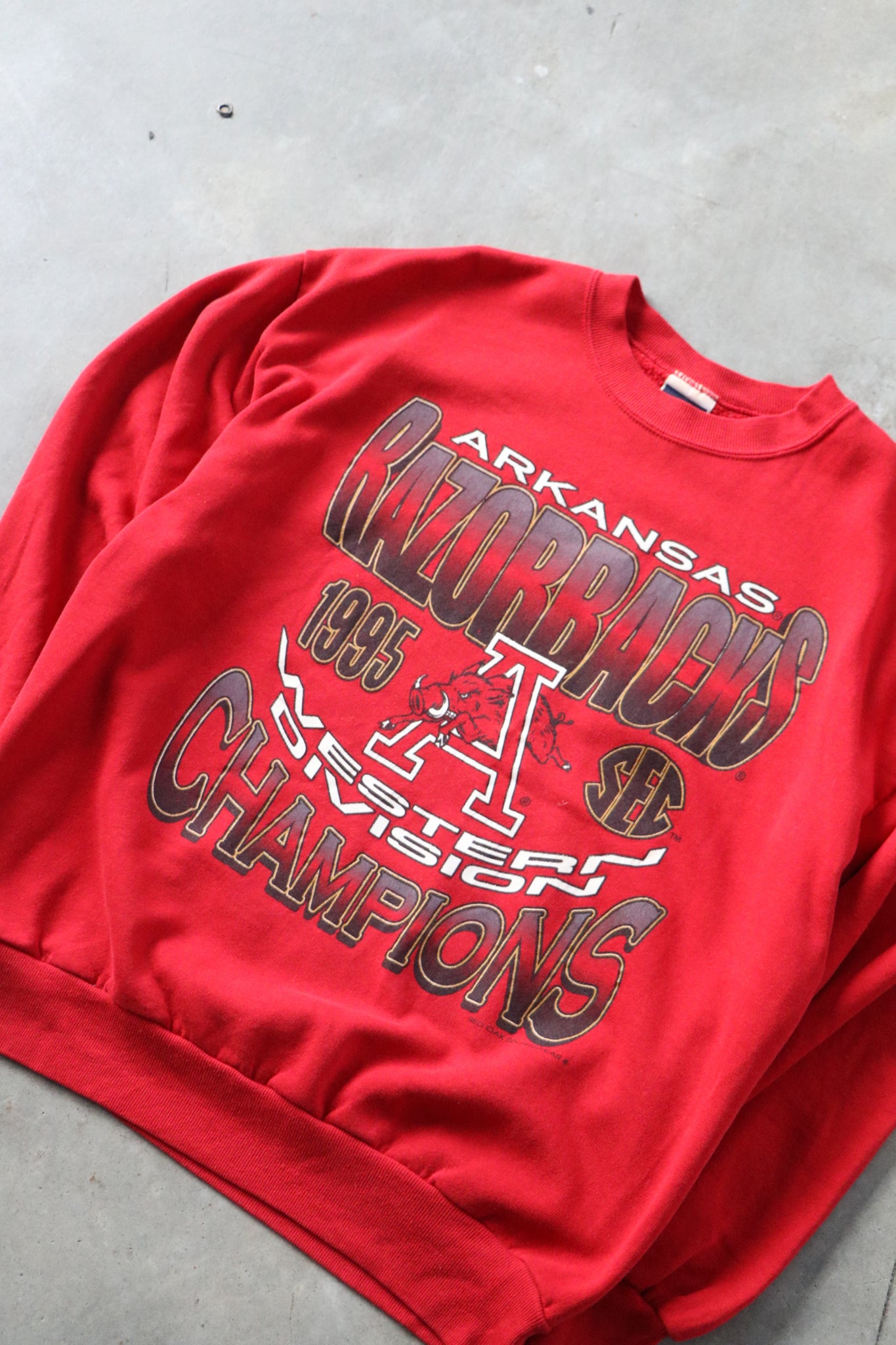 Vintage 1995 Arkansas Razorbacks Sweater XL