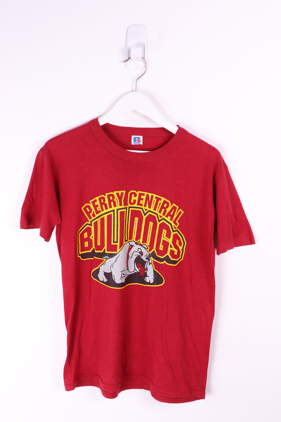 Vintage Perry Central Bulldogs Tee Small